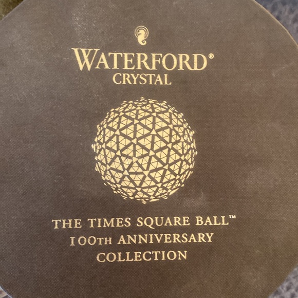 Waterford THE TIMES SQUARE BALL 💯th ANNIVERSARY COLLECTION ORNAMENT 🌞 CATCHER - Picture 3 of 13